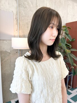 ノエ(noe) 透けオリーブグレージュ