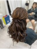 定番ハーフアップ