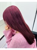 ピンクカラー[木更津/韓国/ブリーチ/ダブルカラー/カラー]