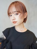 ニコ トウキョウ 渋谷(nico TOKYO)&nbsp;切りっぱなし/ボブ/ピンクブラウン