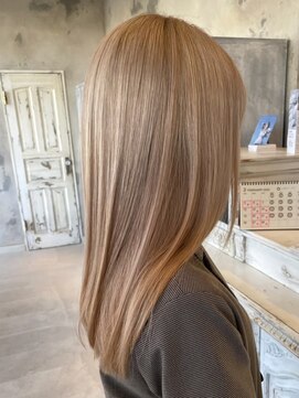 カムジーヘッド(COMEGHEAD) ミルクティーベージュダブルカラーインナーカラーケアブリーチ