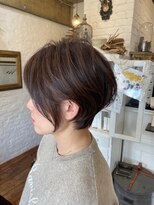 ボタニカル(BOTANICAL) 大人ショートカットモカブラウンウルフボブ