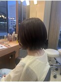 切りっぱなしボブ