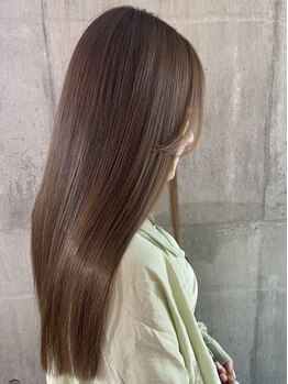 イロドリ(irodori.)の写真/ブリーチ毛でもお任せください！ダメージが原因でストレートを諦ていた方、irodoriが常識を覆します。