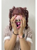 推し活ヘア!リボンツイン