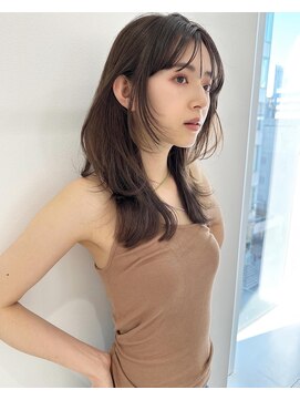 マインバイアフロートギンザ(MYNE by AFLOAT GINZA) ナチュラル小顔レイヤー 【透明感ベージュカラー】