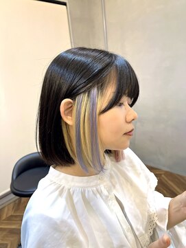 ダイアモンドリリーキートス(Diamond Lily kiitos) エクステで作るインナーカラー