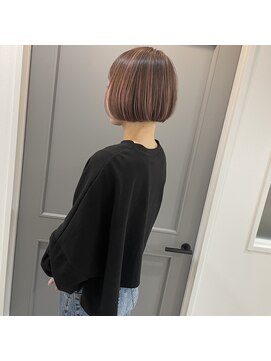 フリーシャ(freesha) 【大野千尋】ペールピンクで柔らかBOB