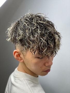 ブルーオーシャン 久留米店(BlueOcean) 20代30代ツーブロックマッシュツイストスパイラルパーマ