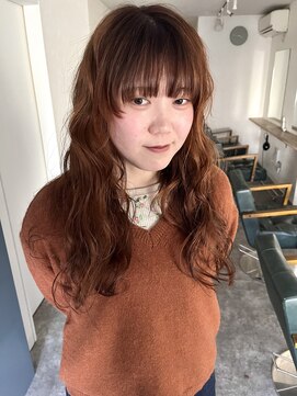 ソイ コンク 下北沢(soi conc) オレンジブラウン/ウェーブ/ニュアンスパーマ__下北沢