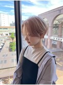 大人可愛い20代30代40代黒髪前下がりショートボブ丸みショート◎