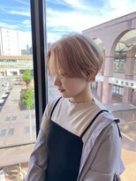 コワファーストナガサキシャンプーボーイ(COIFF1RST NAGASAKI SHAMPOO BOY)&nbsp;大人可愛い20代30代40代黒髪前下がりショートボブ丸みショート◎