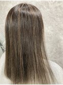 白髪ぼかし・ハイライト・地毛風カラー