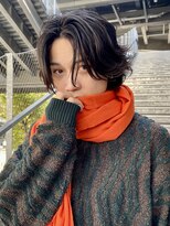 ユーフォリア 渋谷グランデ(Euphoria SHIBUYA GRANDE) センターパート ニュアンスパーマ 毛流れパーマ MOMO