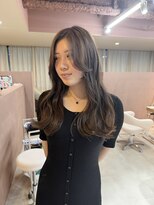 カルパ(calpa)&nbsp;レイヤーカット　オリーブブラウン