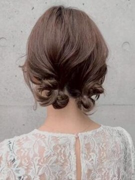 ショコラ アベノ(Chocolat ABENO) #ミディアムヘアアレンジ