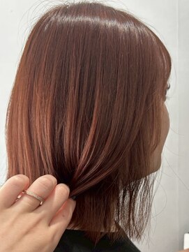 クロト(Clotho) ブリーチなしワンカラー/ピンクブラウン