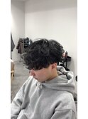 マッシュ×シャドウパーマ