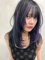 ガルテ(GARTE) ウルフカット×デザインカラー