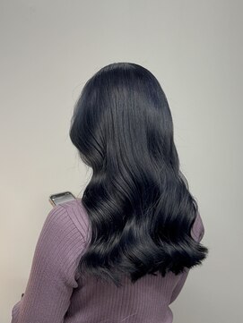 ヌープヘアーアイス(NUUP.hair ici) コリアンブラック/ブルーブラック/暗髪/寒色カラー/韓国ヘア