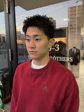 ザスーツブラザーズ(THE SUITS BROTHERS) MEN'SHAIRウルフカルマパーマメンズショートイージーパーマ