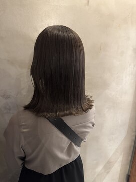 ダブルカラー ブリーチ 髪質改善 エクステ 縮毛矯正 池袋