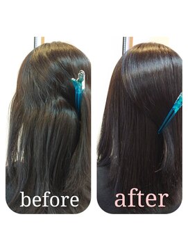 大人女性のための髪質改善ストレート　ピュアストレート