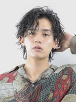 オーシャントーキョー 大阪(OCEAN TOKYO)&nbsp;シャドウパーマ波巻きパーマツーブロック無造作マッシュ