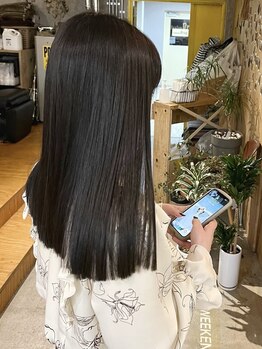 ウィークエンド(WEEKEND)の写真/【髪質改善】地毛風ストレートで髪のお悩み解決☆思わず触れたくなるような、自然で柔らかい仕上がりに♪