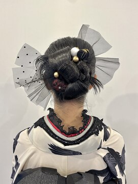 アンドシー(and c) 成人式リボンヘア　MIKU