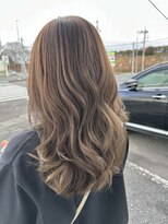 ヘアサロンデザイア(HAIR SALON DESIRE)&nbsp;透明感カラー/ふんわりベージュ