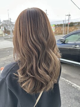 ヘアサロンデザイア(HAIR SALON DESIRE) 透明感カラー/ふんわりベージュ