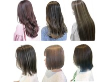 Lil'yの雰囲気（ハイライトやインナーカラーなどのデザインカラーもお任せ下さい）