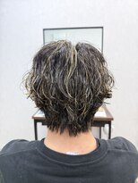 スウェル 津田沼店(Swell)&nbsp;波巻きハイライト[津田沼駅/Men's/メンズカット/パーマ]