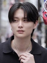ページ(page,)&nbsp;黒髪ショートセンターパートナチュラルメンズヘア心斎橋