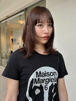 チクロヘアー(Ticro hair)&nbsp;@nkkn15 レイヤーカット/透明感brown