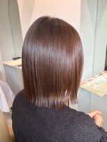 ルトワフクロマチ(Lutowa Fukuromachi) ダークパープル/ナチュラルショート/夏のヘアアレンジ/袋町