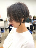ナチュラル ヘアーデザイニング(Natural hair designing)&nbsp;ひし形ショートでキュン!小顔見え大人美人ヘア/フェイスレイヤー