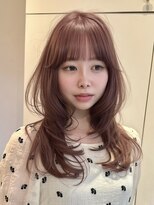 ライン(LINE)&nbsp;韓国風/レイヤー/前髪カット/オリーブ/透明感/ハッシュカット