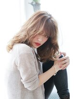 メルクマール(MERKMAL) うざバングが魅力大人のセミロング