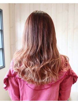 テオ ヘア(teo hair) ピンクアッシュ×バレイヤージュ