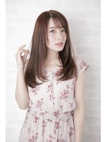 ルルディ バイ アフロディーテ銀座(luludi by APHRODITE) 切りっぱなしボブ/エアリーロング/美髪/ピンクブラウン/銀座