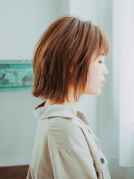 ヘアアンドリラクゼーション シャッセ(Hair&Relaxation SASE) くびれボブベージュ