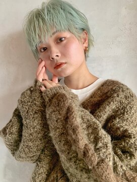 ベルビアンカ(Belle BIANCA) Belle BIANCA マニッシュショートミントグリーン　by.マツモト