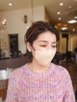 ヘアモード カクテル オールバックアレンジ 【ニシヤマ ミホ】