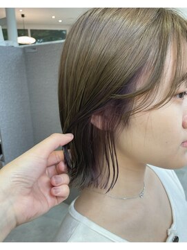 プレデフリュー 北白川本店(PUREE de FLEURS) インナーパープルカラー