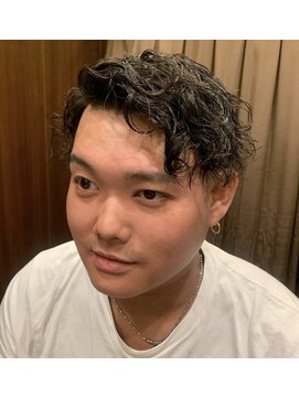 プレミアムバーバー 新宿店(PREMIUM BARBER produce by HIRO GINZA) フェード スパイラルパーマ