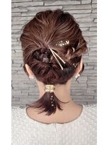 ハイバレーヘアーメゾン(HIGH VALLEY HAIRMAISON) ヘアセットお呼ばれヘアセットタイトアレンジポニテアレンジ