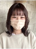 インナーカラーイヤリングカラーブリーチ髪質改善トリートメント