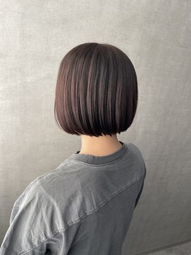 ハウス(HAUS.) ノンアイロンボブ、ぱつっとボブ、表面ストレート